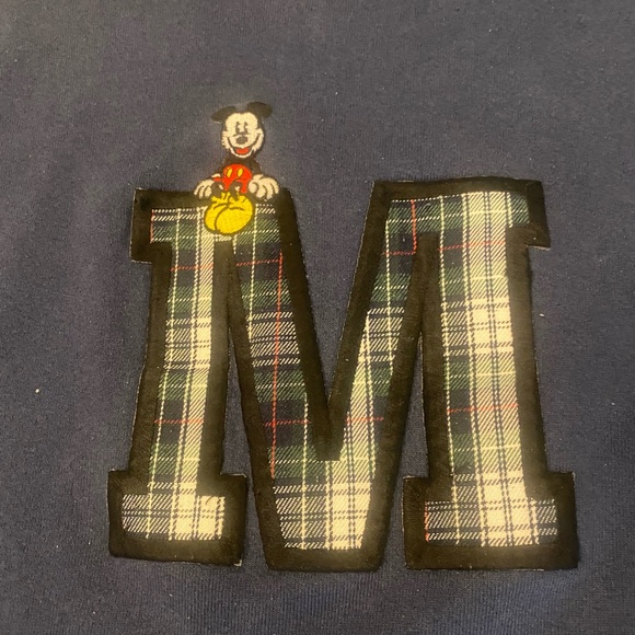 Vintage Mickey Mouse Navy Crewneck Size Large - Picture 3 of 3